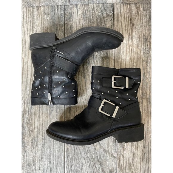 Sam Edelman CIRCUS Dannelly Studded Combat Ankle Boots Size Women Size 7 - Picture 4 of 13